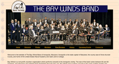 Desktop Screenshot of baywindsband.org